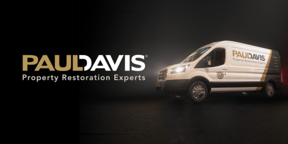 Paul Davis technician van providing water damage restoration in Pahrump, NV